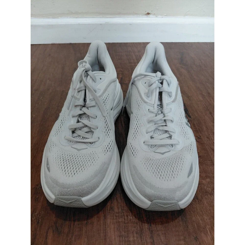 Size 11B - Hoka One One HOKA Bondi 9 Stardust Silver Womens Sneakers